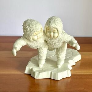 Vintage Snowbabies Figurine “We Make A Great Pair” Winter Decor Department 56